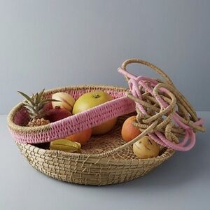 NWT $398 Anthropologie Biography Basket Decor
